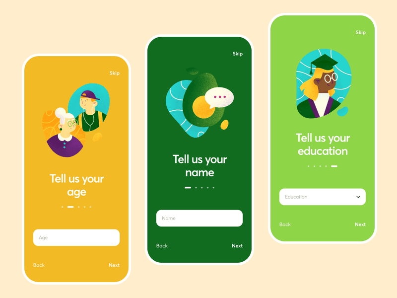 Gamified UX patterns