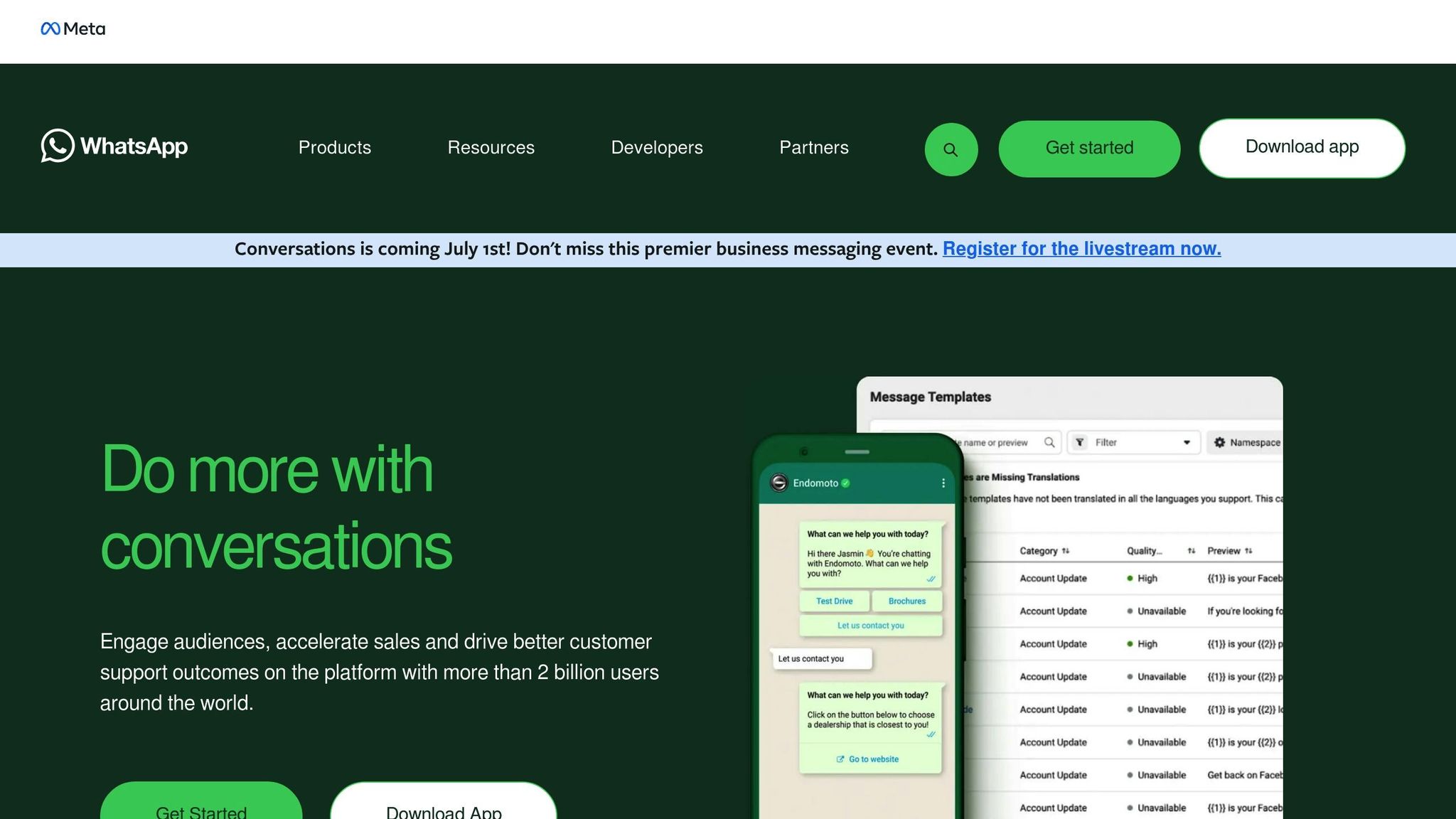WhatsApp Business App