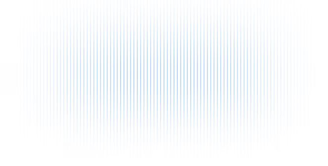 Abstract digital art with vertical blue lines over a dark background.