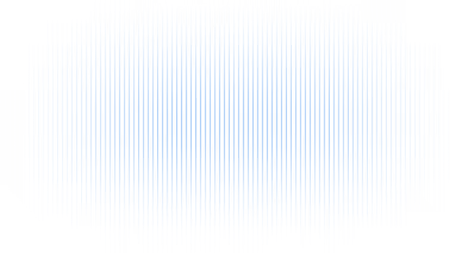 Blue vertical lines pattern forming an oval shape on a black background.