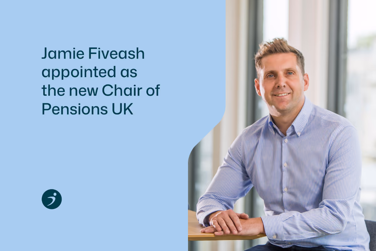 Jamie Fiveash appointed Chair of Pensions UK