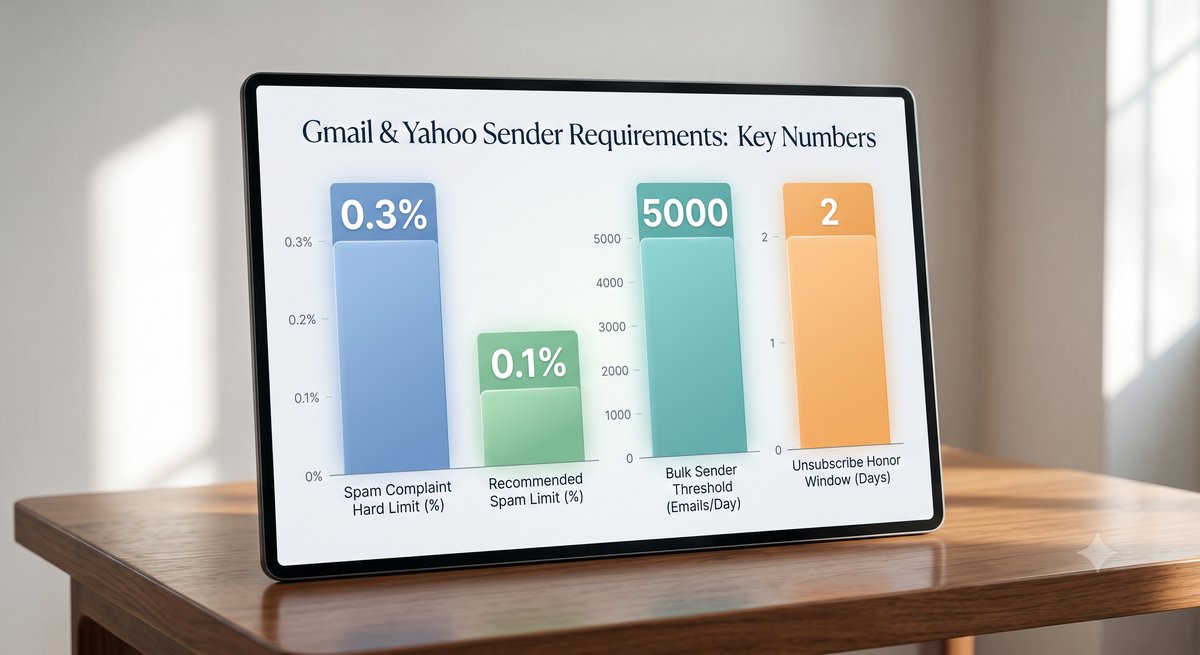 Klaviyo Gmail Yahoo sender requirements