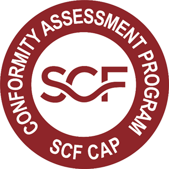 SCF Conformity Assessment Program certification seal for third-party cybersecurity audits