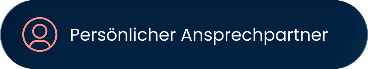 Icon-Badge mit Text Persönlicher Ansprechpartner, Serviceversprechen für KI-Projekte