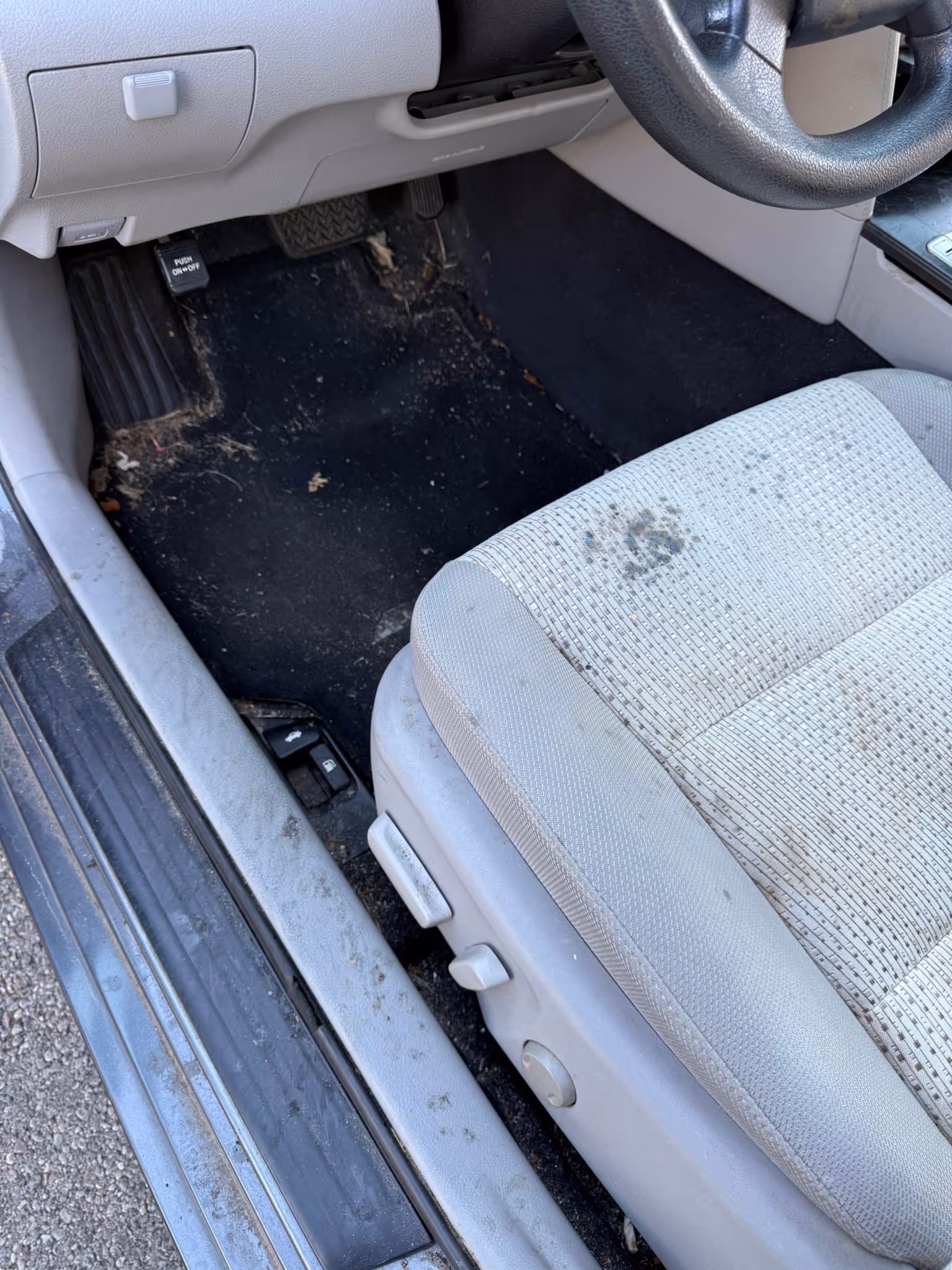 Dirty Car Before Detail