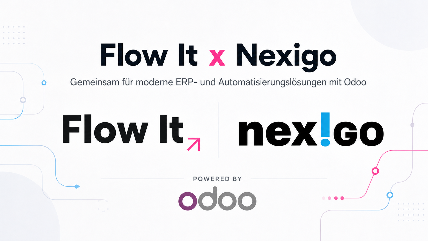 Flow It Automation x Nexigo: Zusammenarbeit rund um Odoo