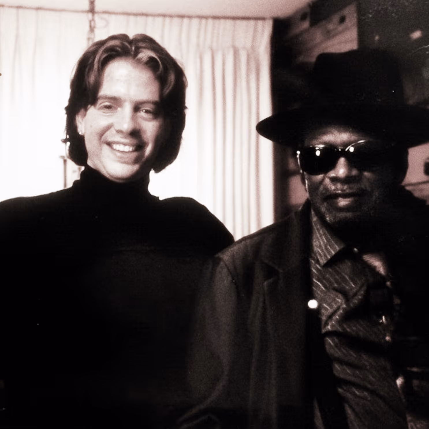 1998, Ryan with John Lee Hooker 