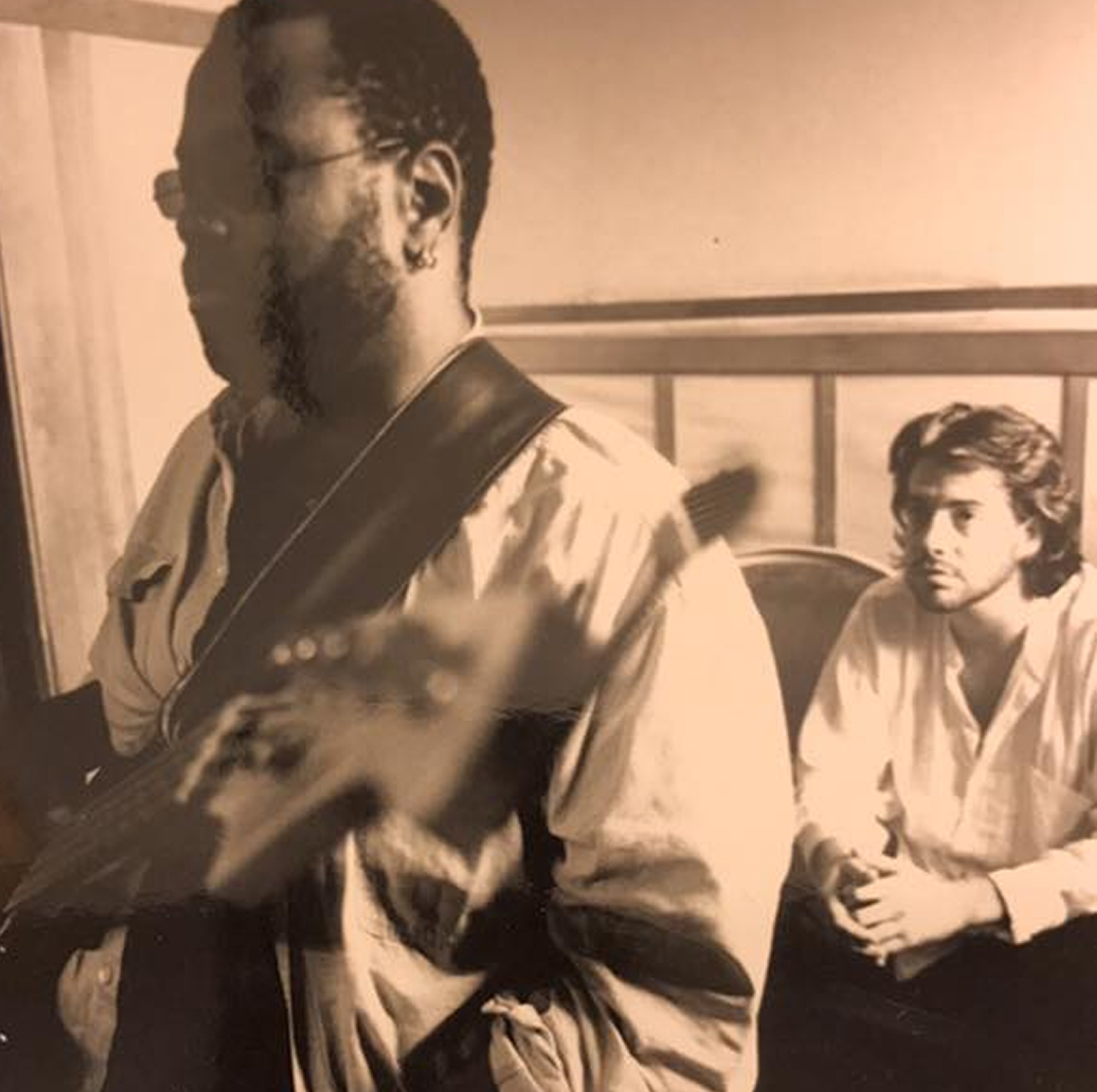 1997, Ryan in studio, producing Jerry Dugge