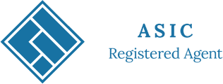 ASIC Registered Agent logo featuring a geometric diamond-shaped icon next to the text 'ASIC Registered Agent'.