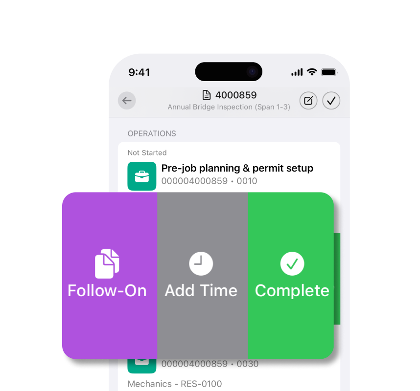 FastWork Work Order Operations Hero image