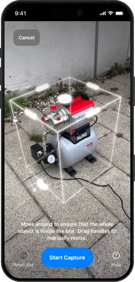 FastWork 3D Scan Object Capture