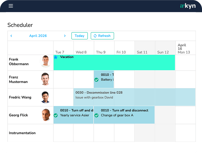 FastPlan live capacity overview