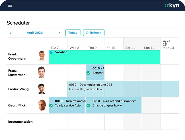 FastPlan live capacity overview