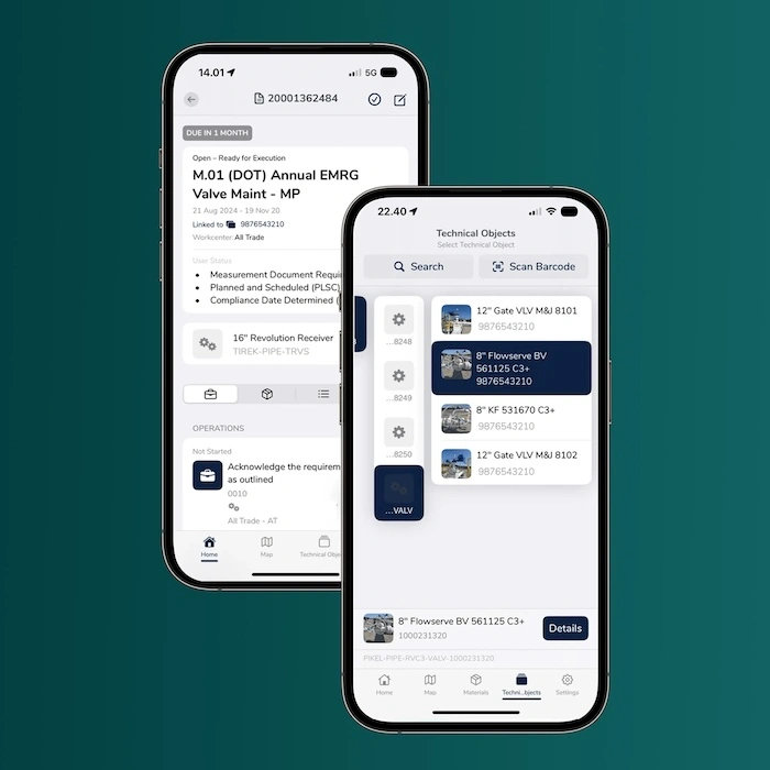 Energy Transfer custom FastWork app on mobile phones