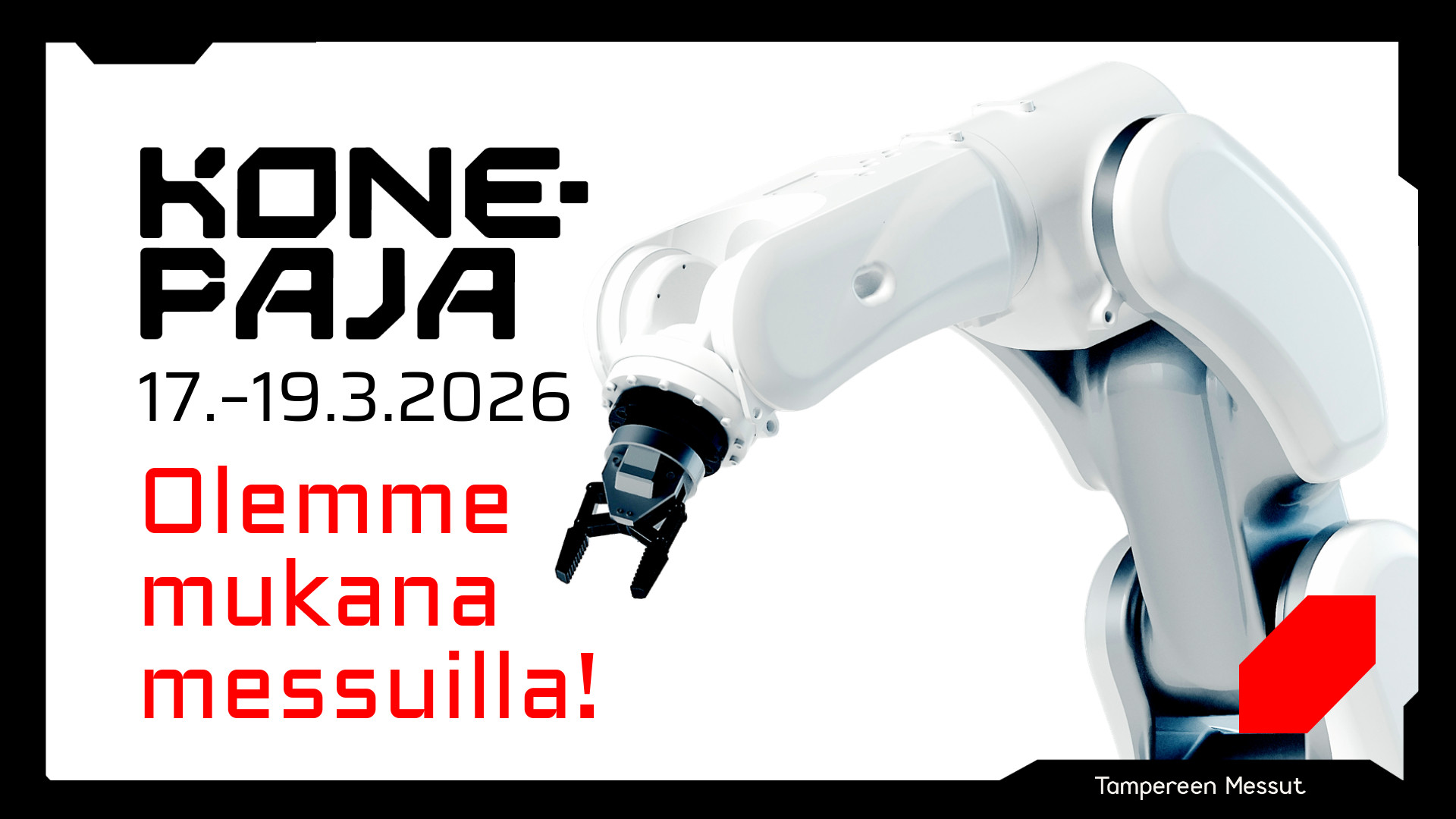 Konepajamessut banneri