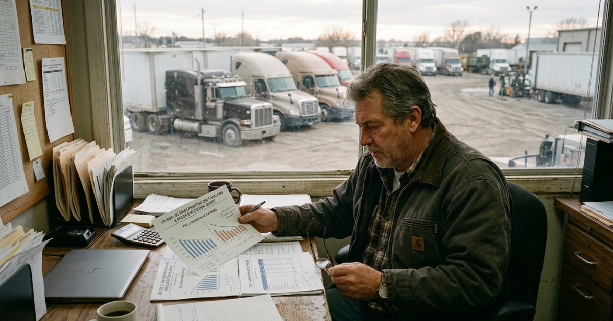 What the Freight Recession Taught Fleet Owners About Cost Structure