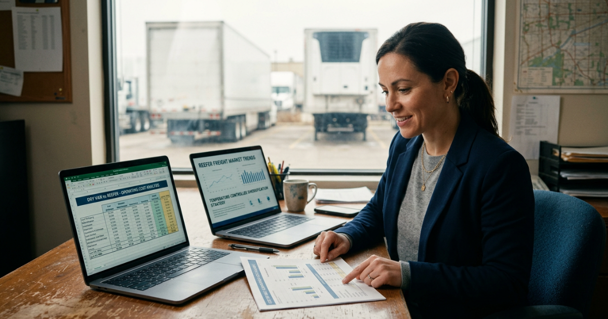 Should Your Fleet Add Reefer Capacity? The Cost Per Mile Math for Mixed-Equipment Diversification