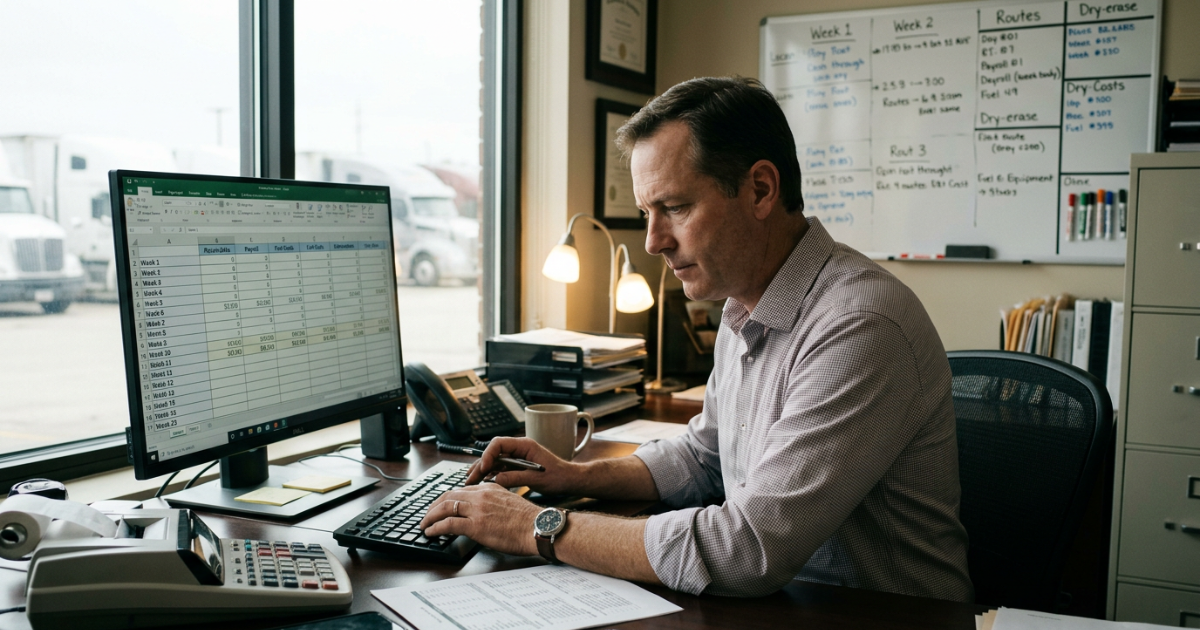 Cash Flow Forecasting for a Mid-Size Fleet: Building a 13-Week View