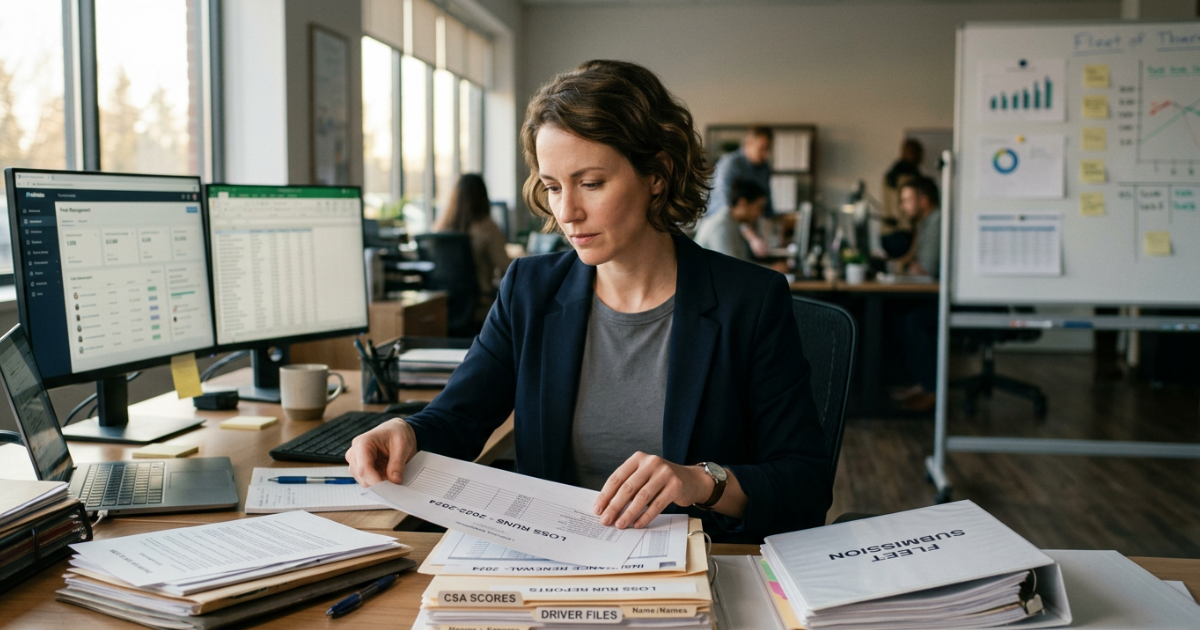 What to Hand Your Insurance Broker Before Renewal: A Fleet Director's Submission Checklist