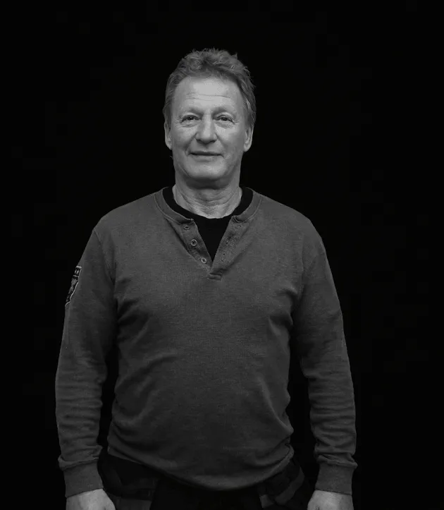 Porträtt av Jonnie Junker, arbetsledning modernisering på S:t Eriks Hiss.