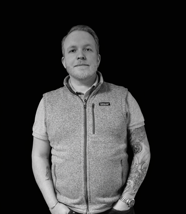 Porträtt av Alexander Willborg, arbetsledning reparationer & besiktningsanmärkningar på S:t Eriks Hiss.