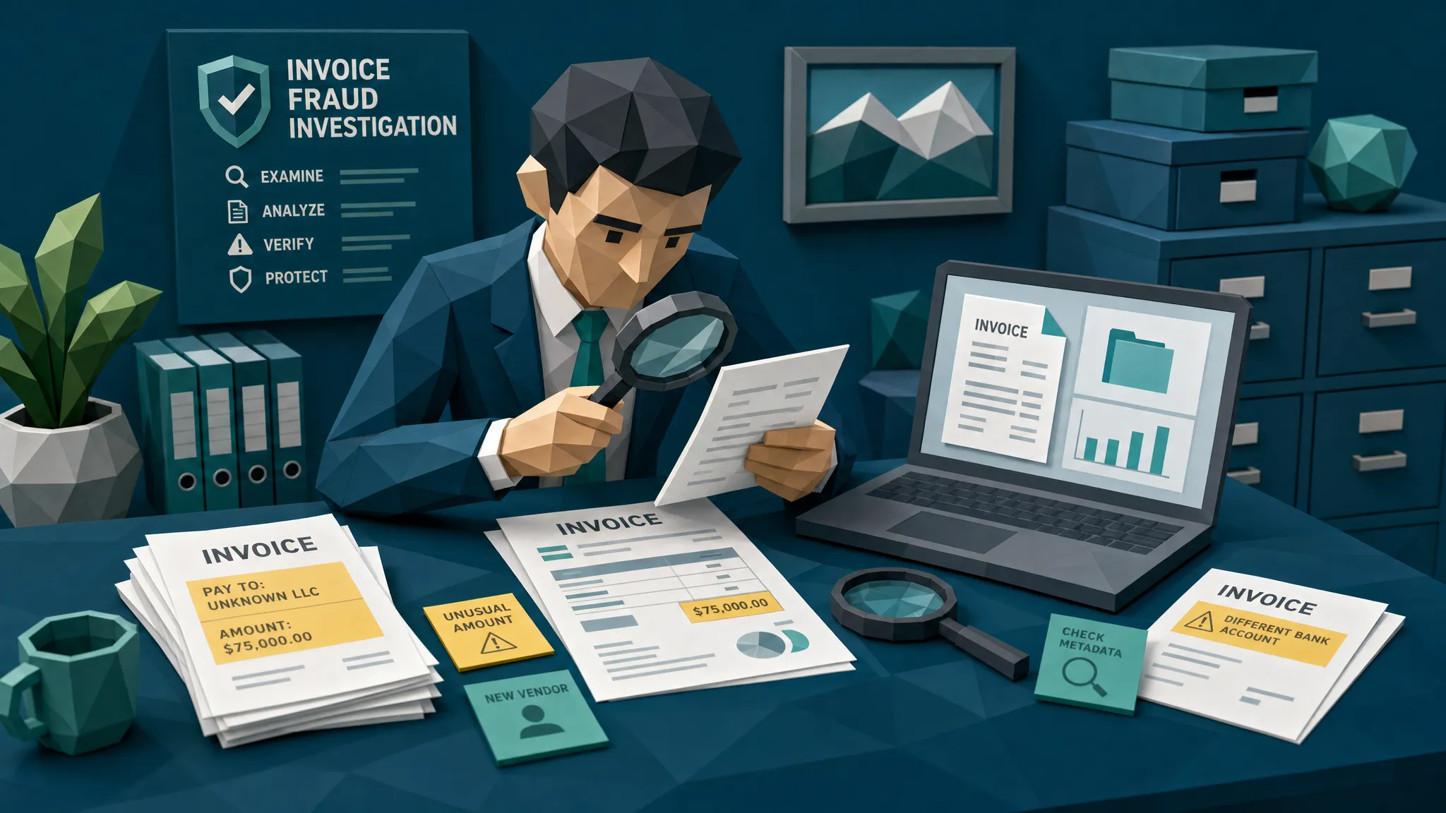 What a Fake Invoice Gets Wrong Every Time