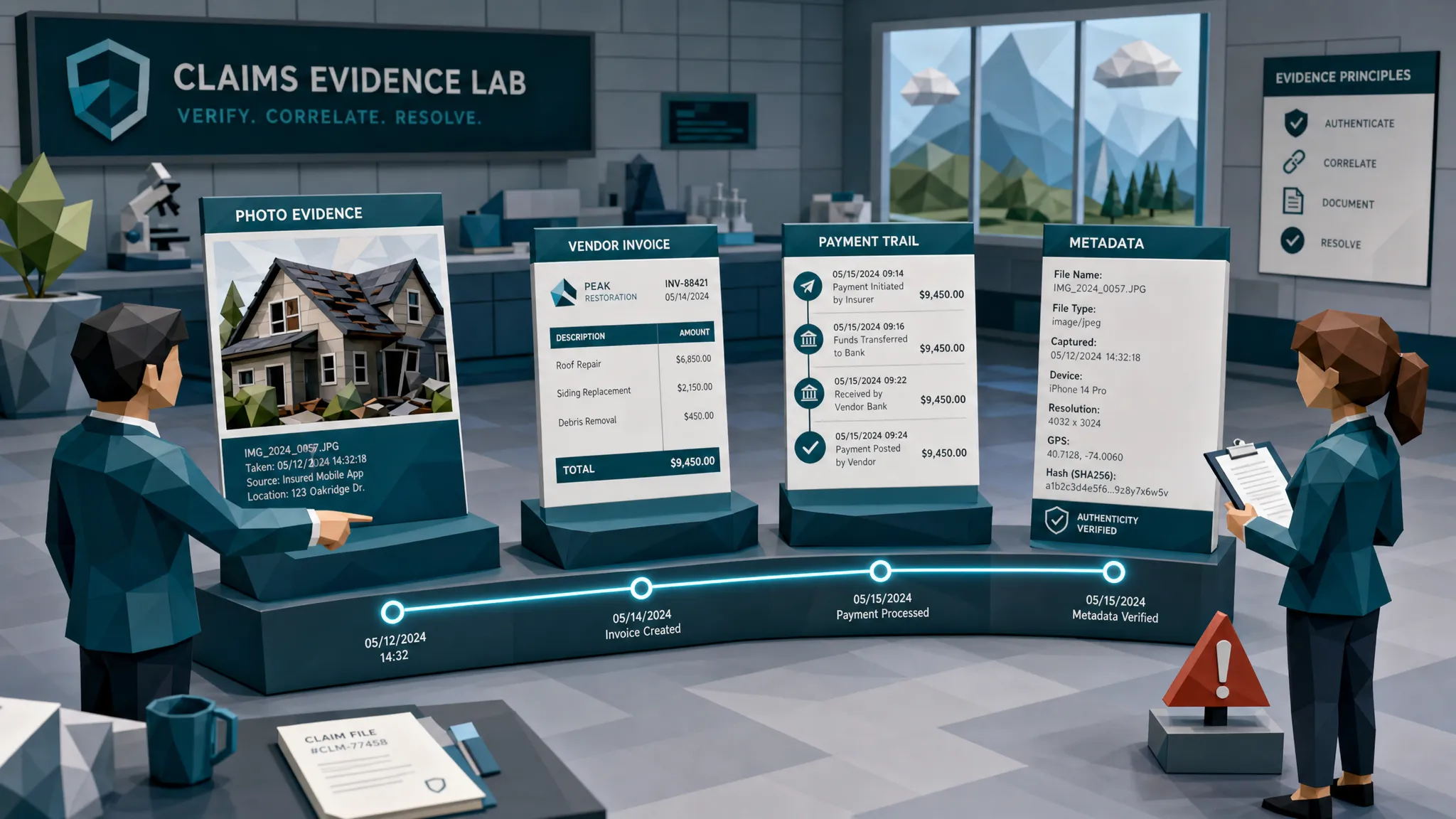 How False Insurance Claim Evidence Falls Apart Under Review