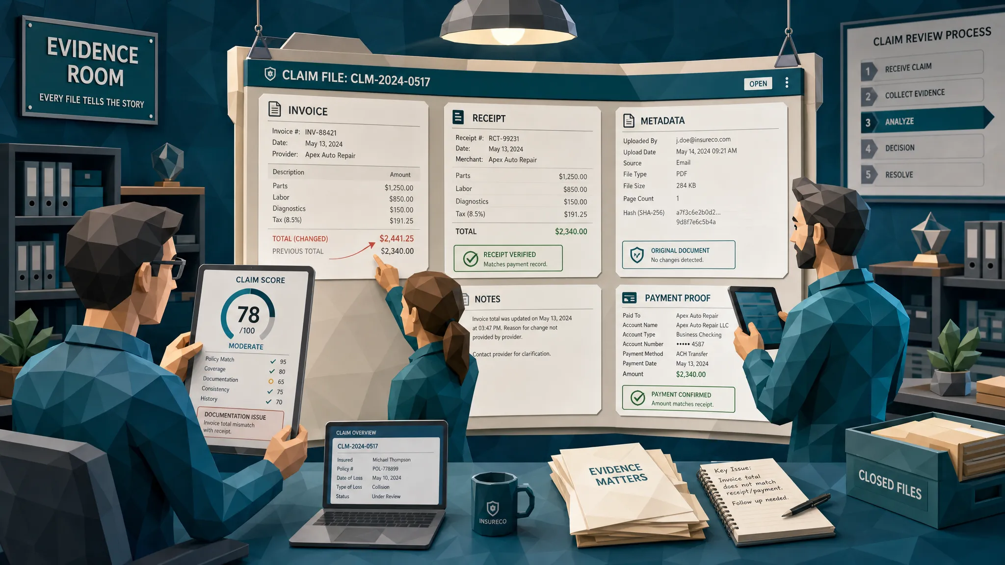 Claims Predictive Modeling Needs Document Proof