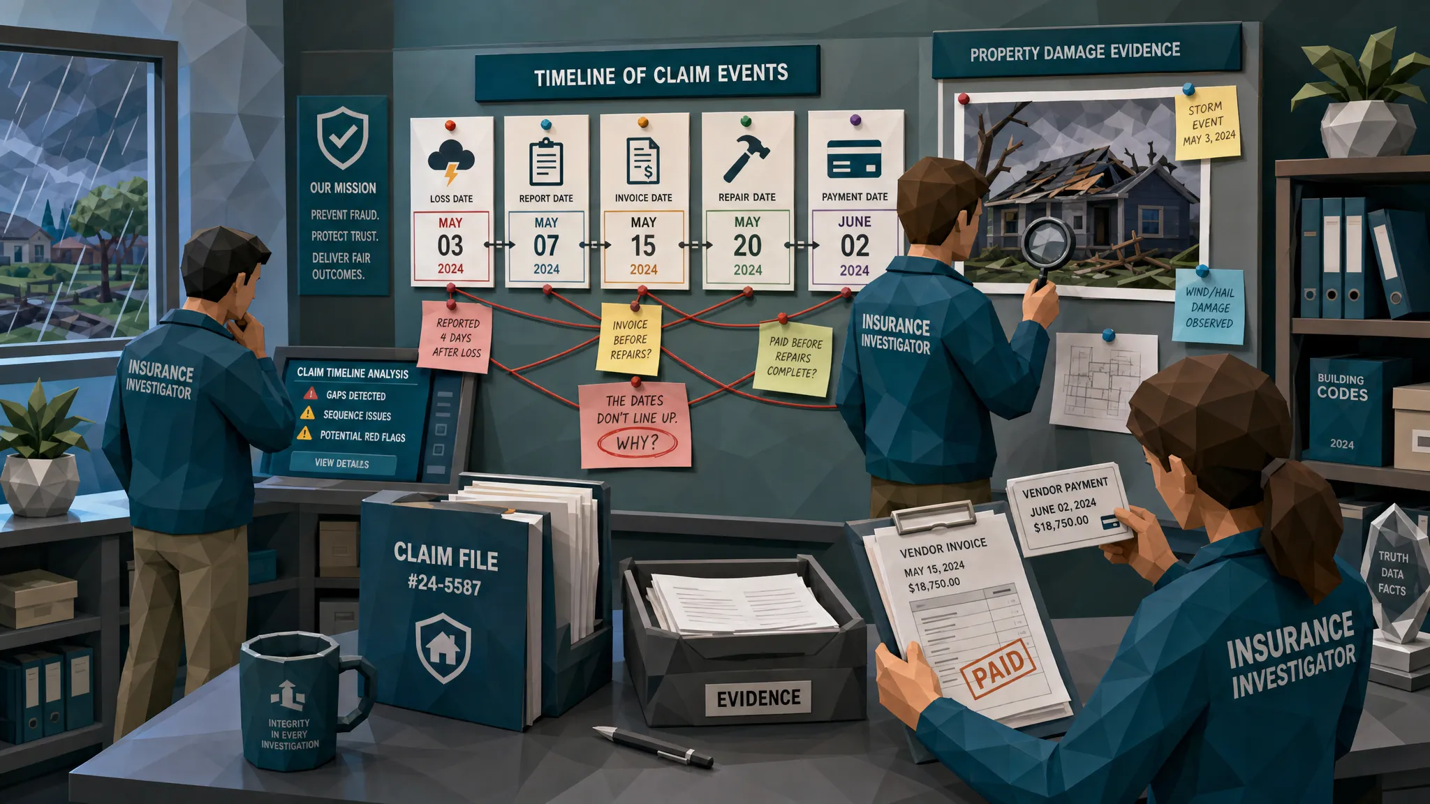 What Insurance Company Investigators Check First