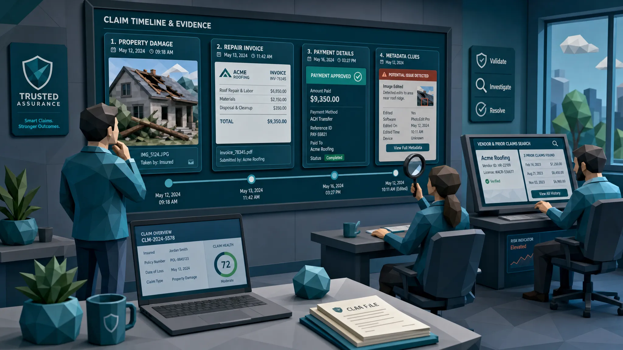 Insurance Claims AI Fraud Still Leaves Paper Trails