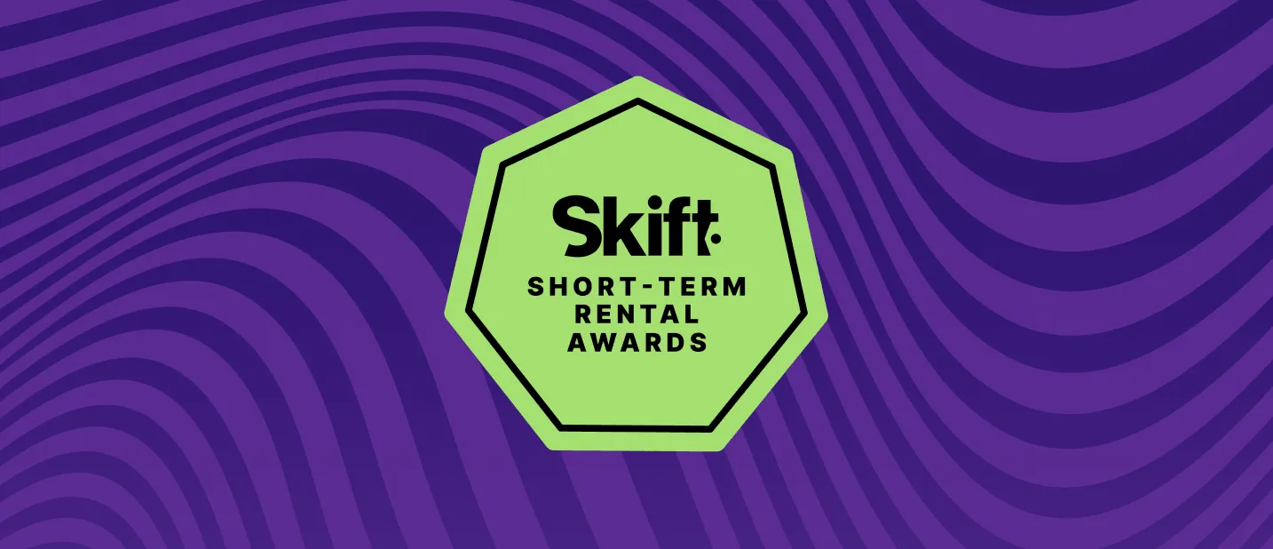 Skift Short-Term Rental Awards badge for Guest Experience: Best Digital Product