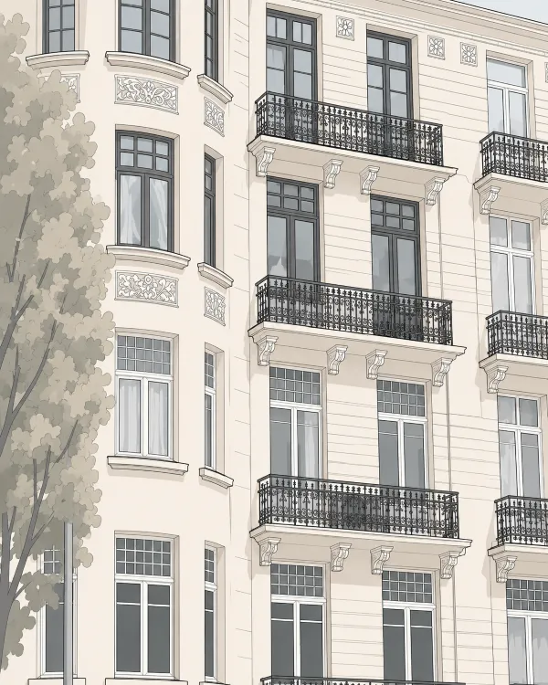Immeuble de standing, renaissance des parties communes