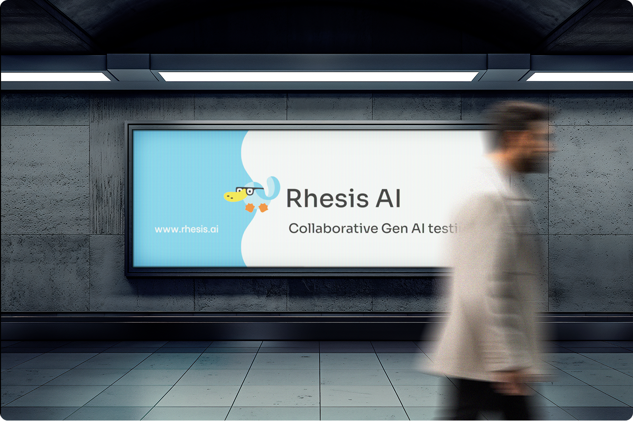 Every decision was made to help Rhesis look and feel more like the developer-first company they were becoming.