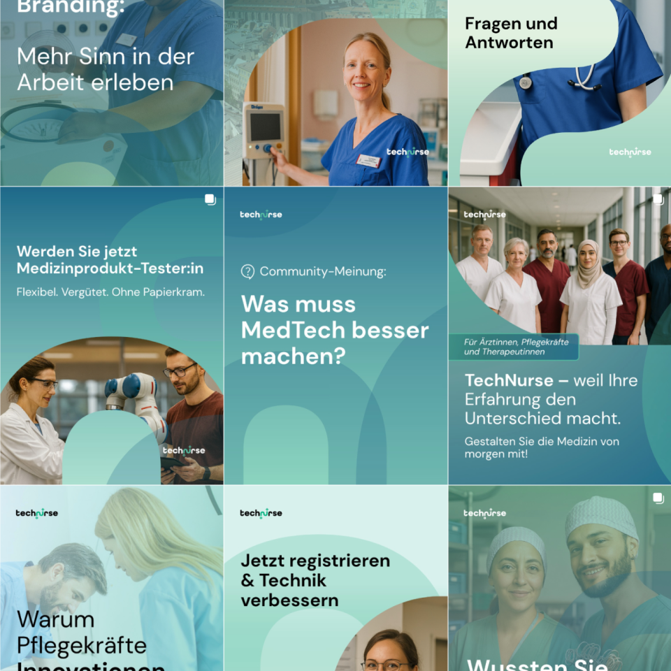 Every decision was made to help TechNurse communicate more clearly, look more professional, and improve conversion across the user journey.