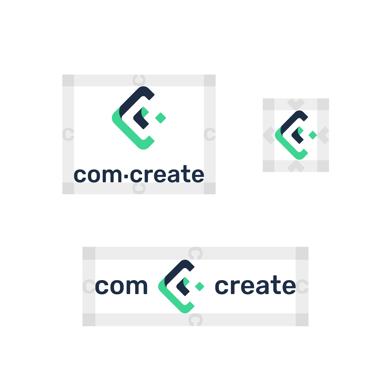 Every decision was made to help com-create communicate with more consistency, clarity, and maturity as the business evolved.