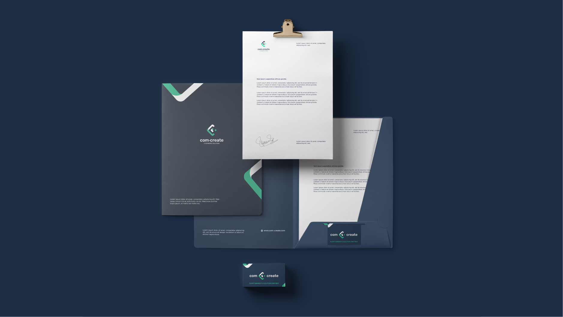 A more consistent brand experience that helped com-create look clearer, more professional, and more unified across everyday touchpoints.