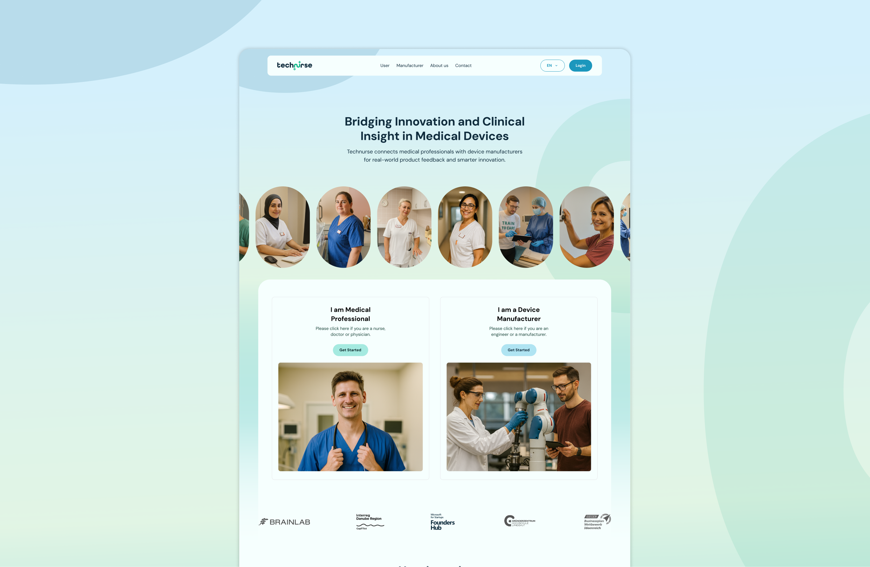 Every decision was made to help TechNurse communicate more clearly, look more professional, and improve conversion across the user journey.