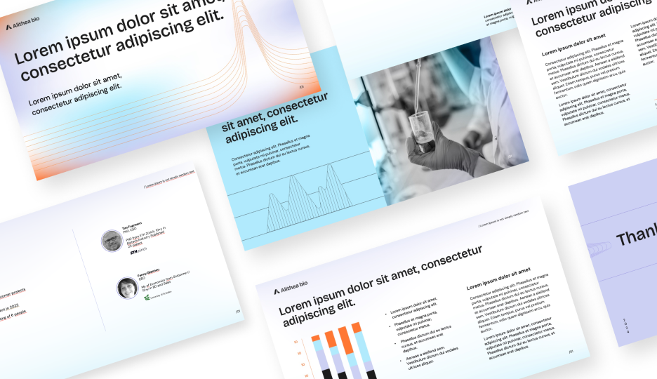 Investor pitch deck design for startups