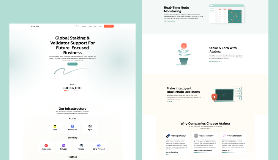 Website design for established companies