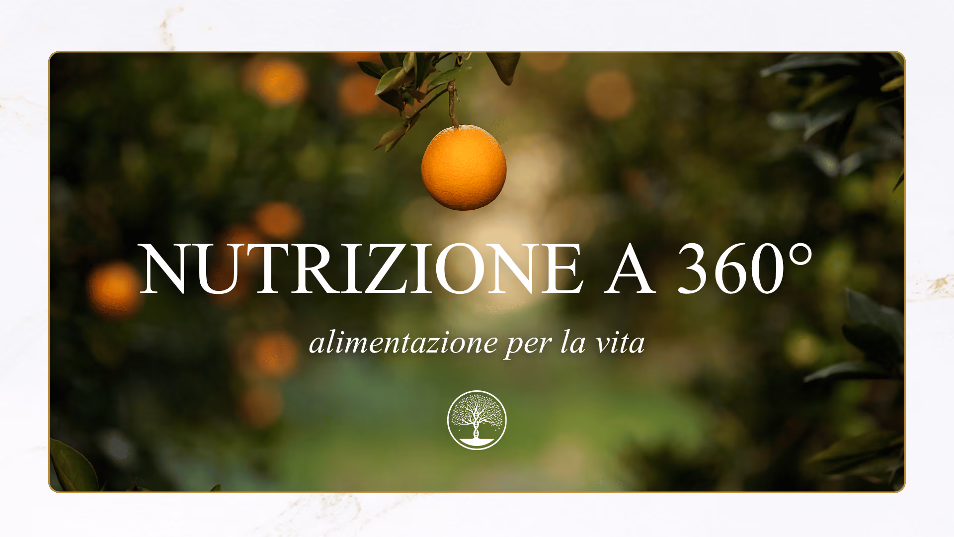 Salute a 360° | Nutrizione a 360° - Alimentazione per la vita