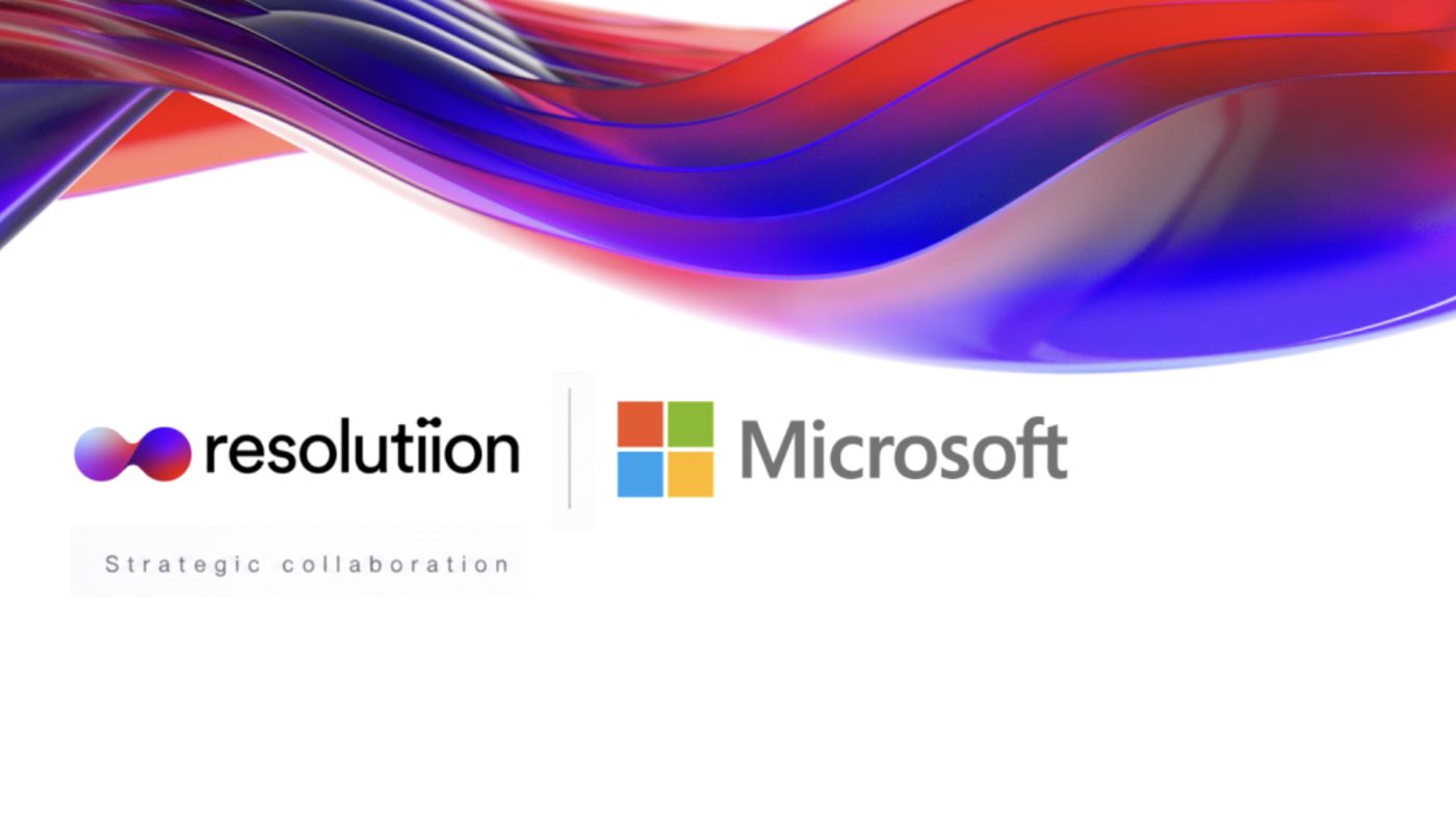 Resolutiion and Microsoft logos: strategic collaboration