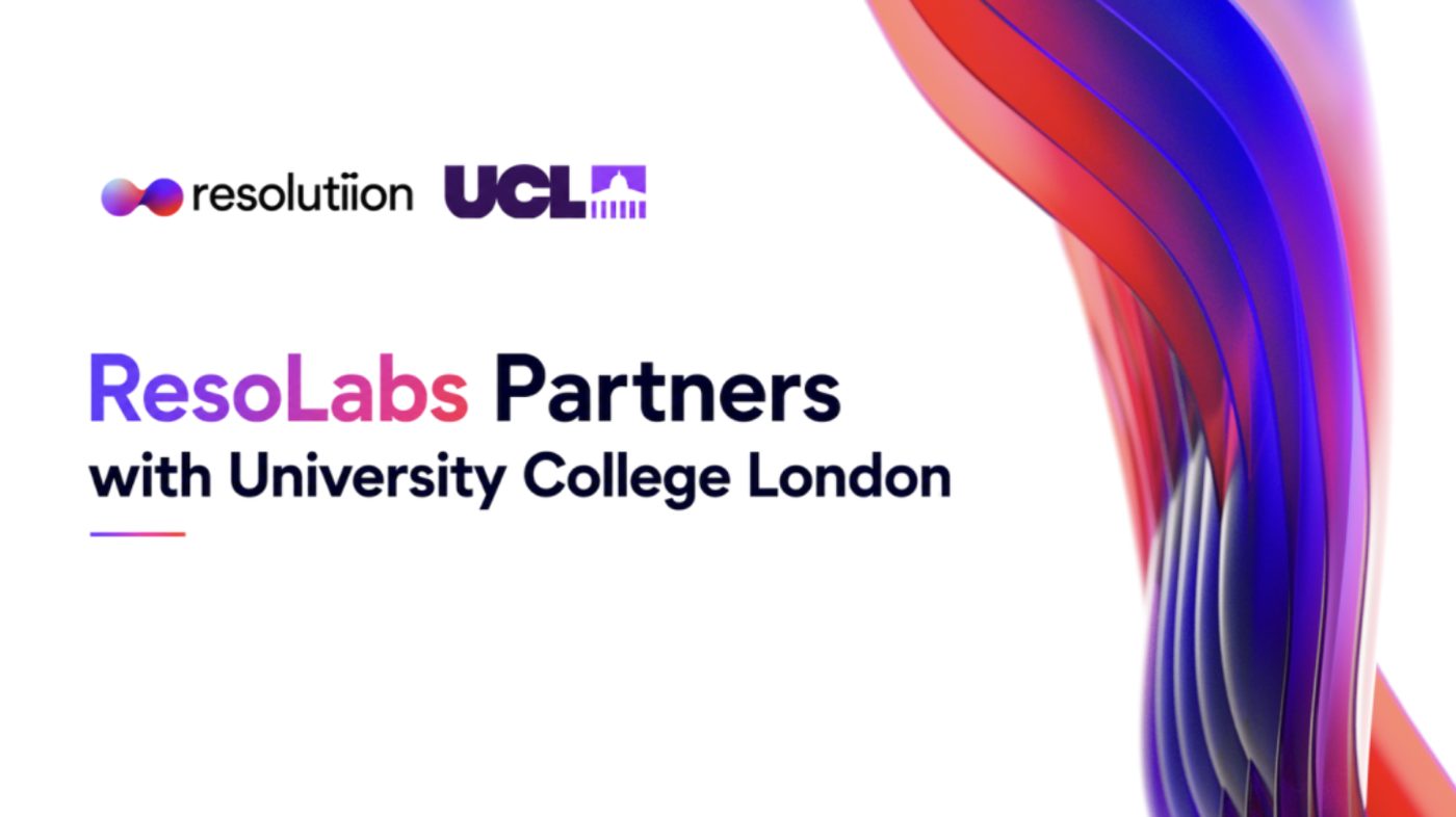 ResoLabs Partners with University College London, with Resolutiion and UCL logos