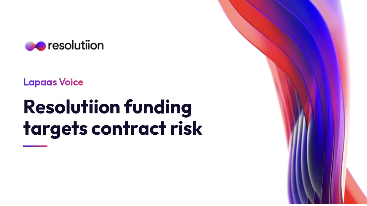 Resolutiion graphic: Lapaas Voice, Resolutiion funding targets contract risk