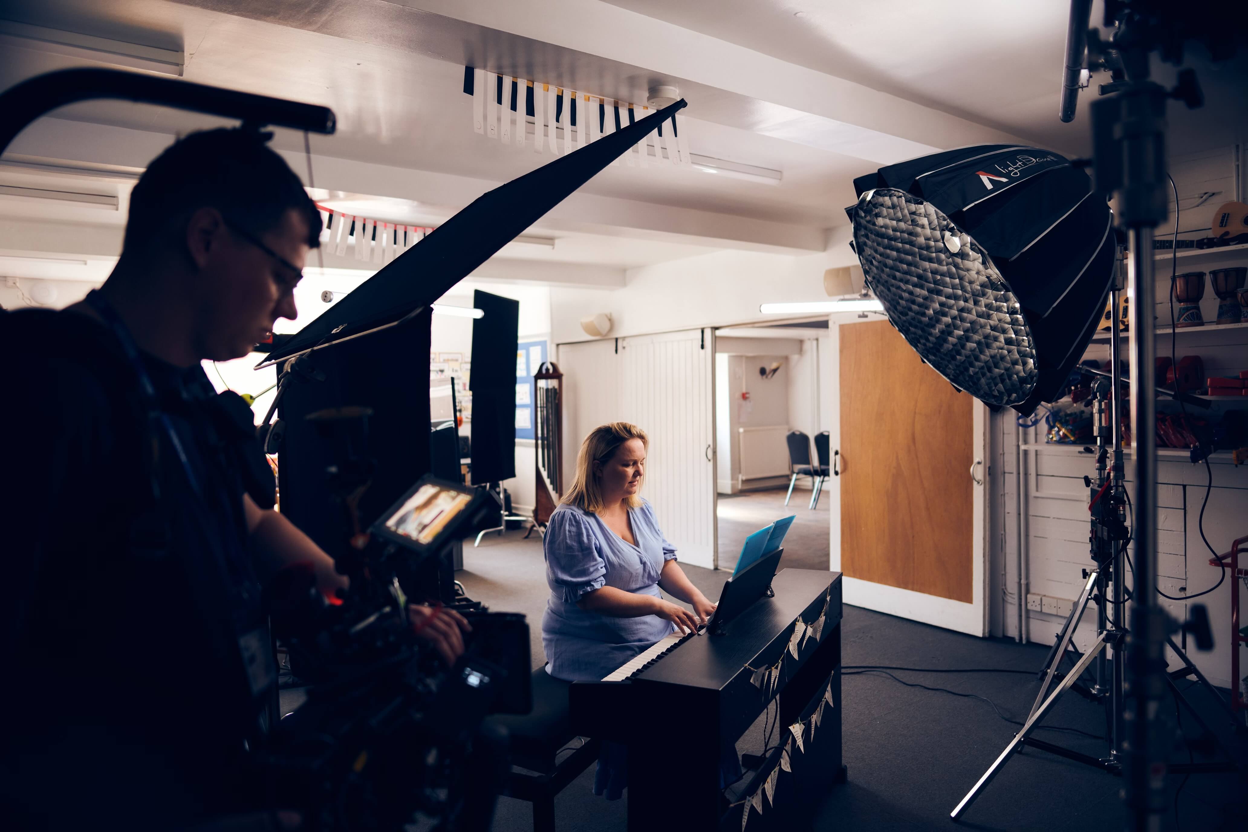 Feel Good Films filming an independent school in Wilmslow