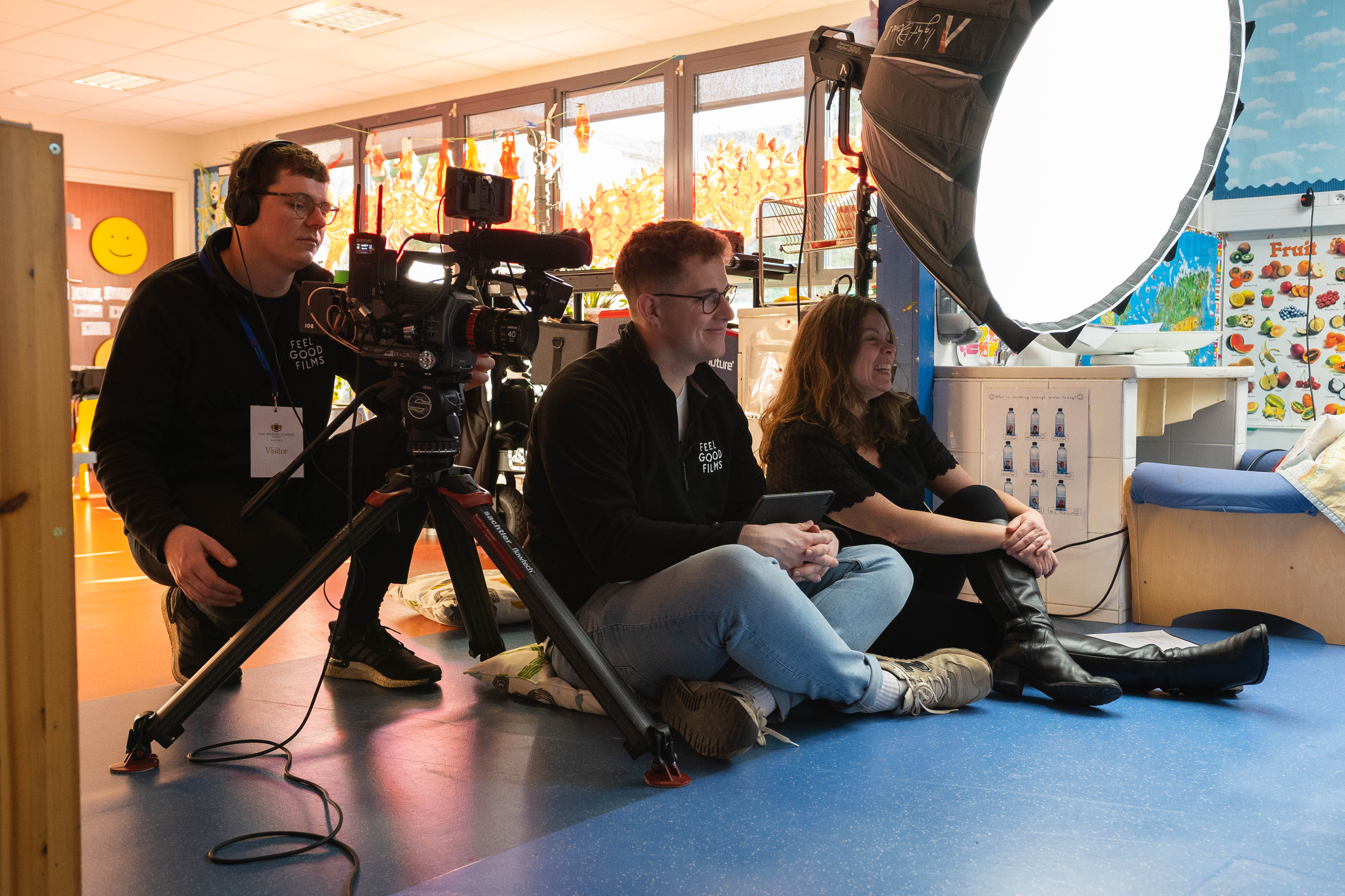 Feel Good Films filming an independent school in Paris