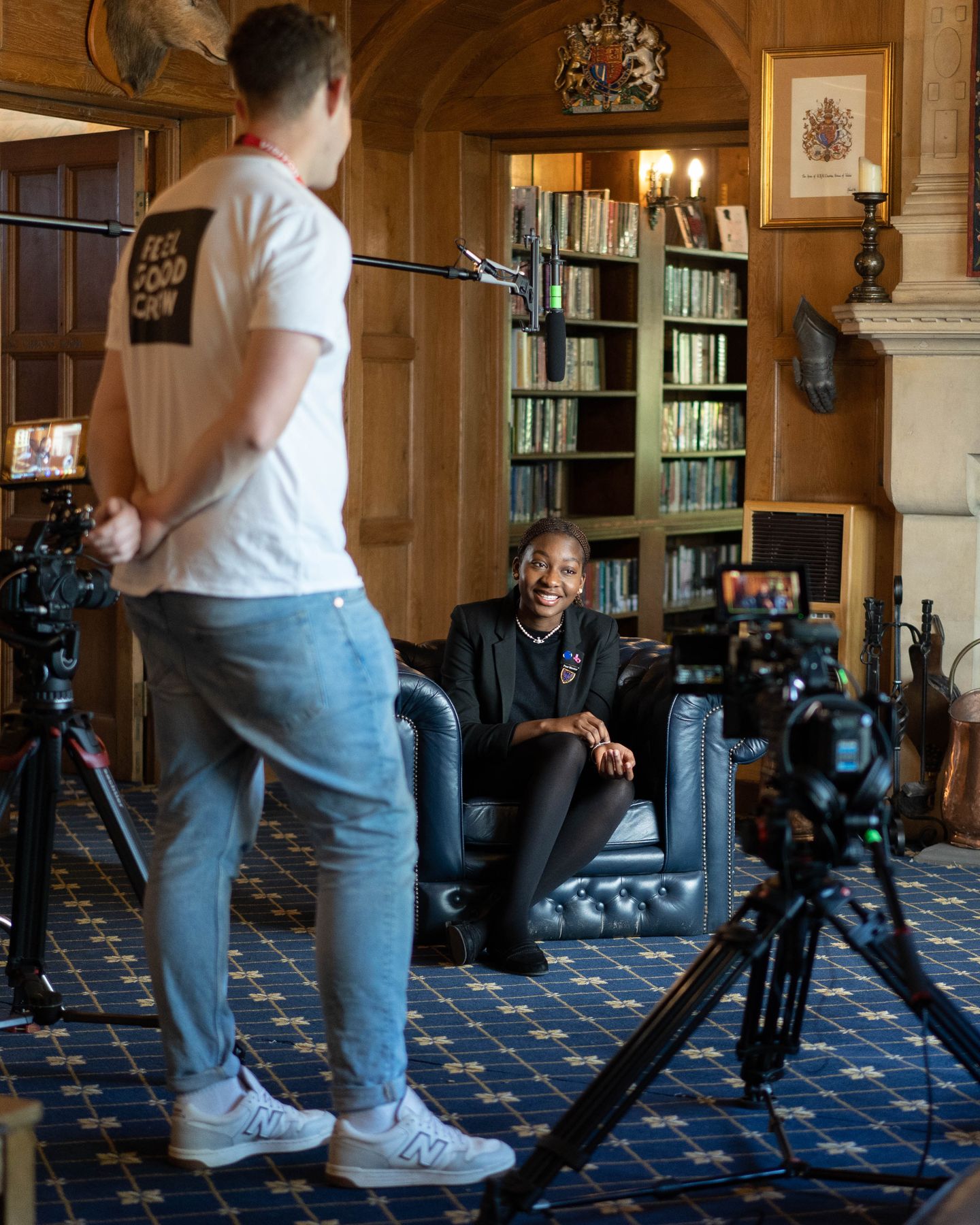 Feel Good Films filming an independent school in York