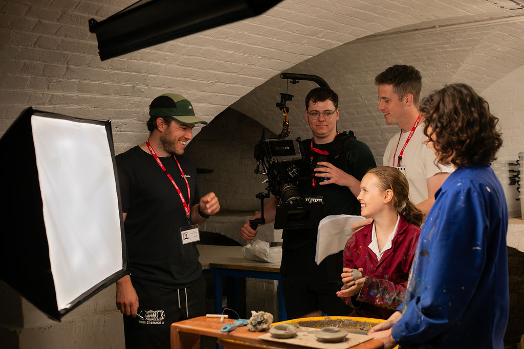 Feel Good Films filming a independent school in hertfordshire
