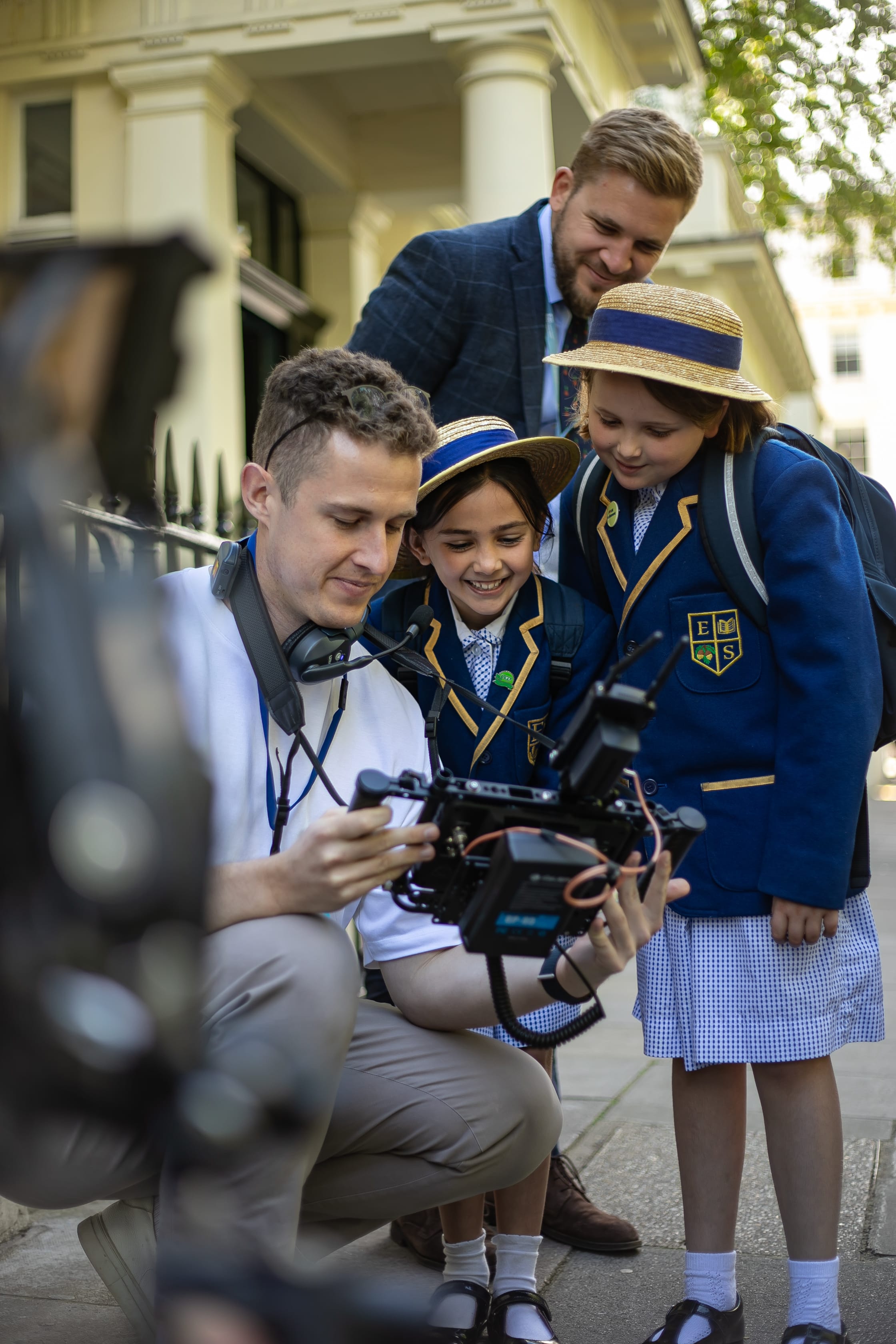 Feel Good Films filming an independent school in London