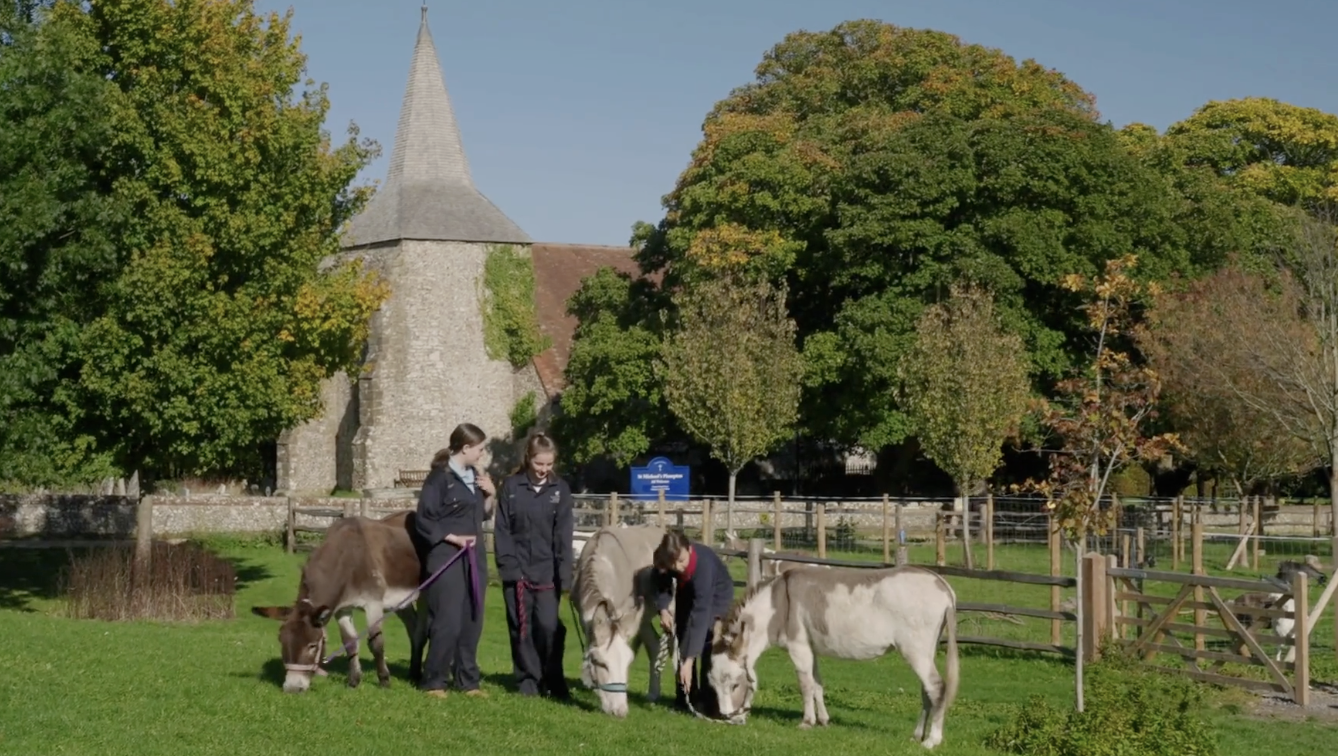 Feel Good Films filming students at Plumpton College