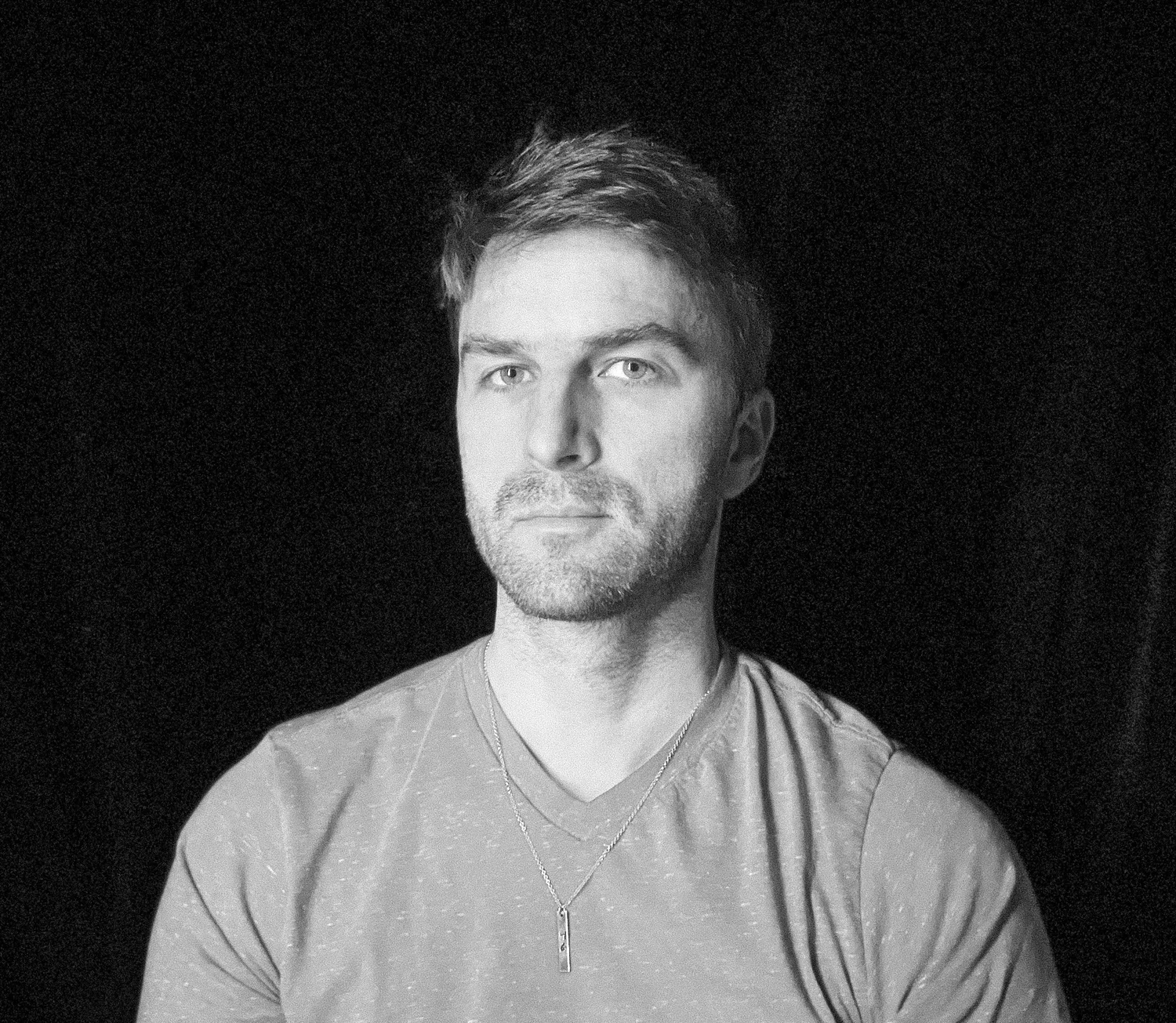 Black and white portrait of Jethro 